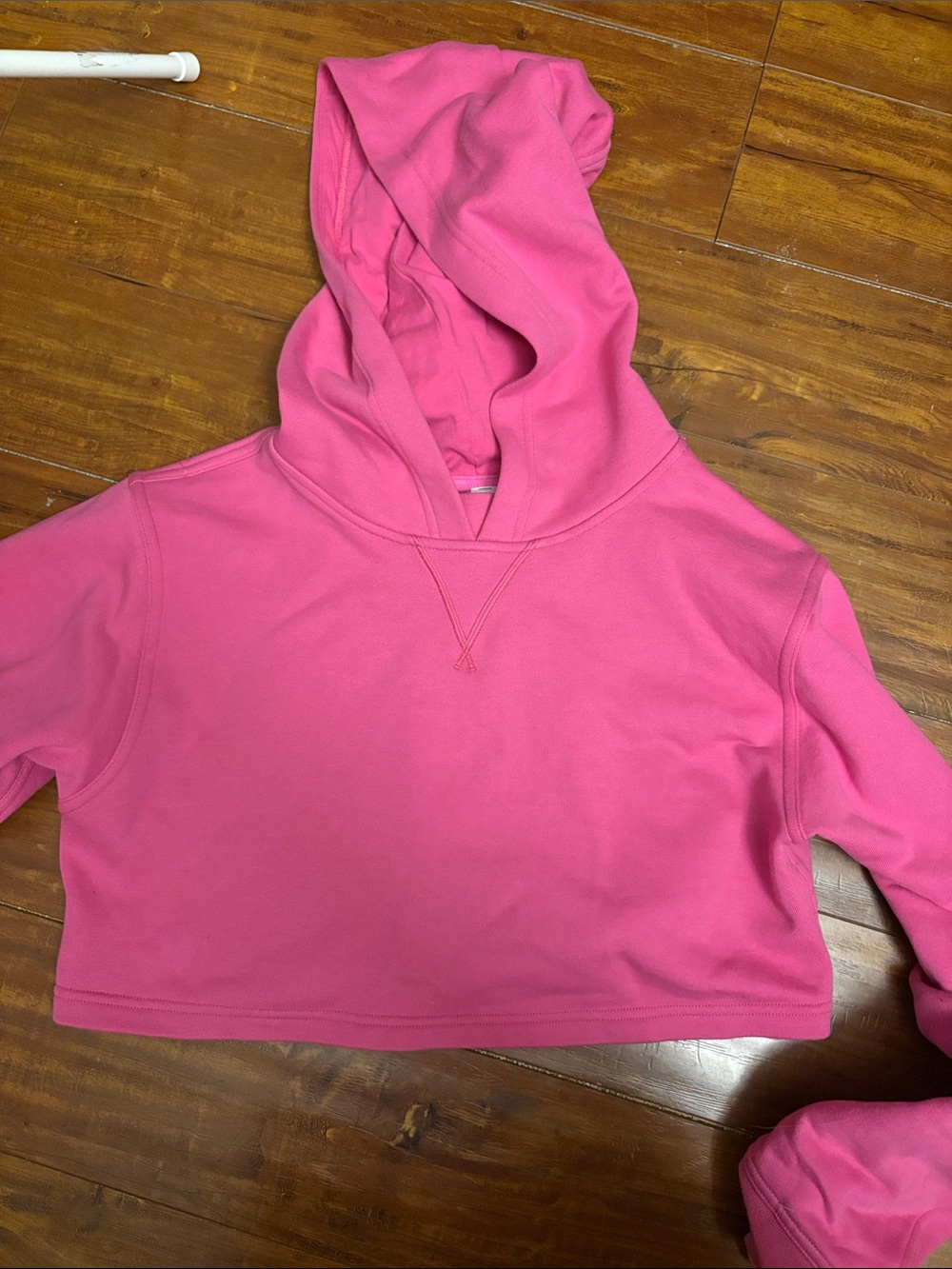 Lululemon Size 0 Cropped Pink Hoodie